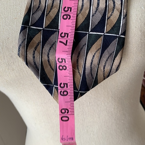 Venanzi Vintage 100% Silk Tie EUC XL 60" - Picture 7 of 7